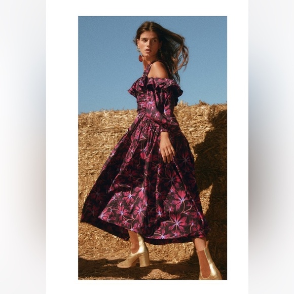 Ulla Johnson Caprice Midi Dress Size 4 - Picture 1 of 11